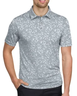 Men’s Print Golf Polos-Three Sixty Six Sale