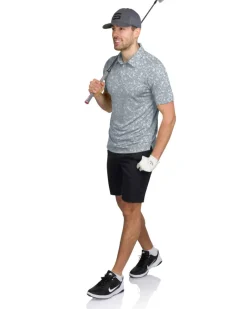 Men’s Print Golf Polos-Three Sixty Six Sale