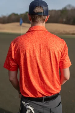 Men’s Print Golf Polos-Three Sixty Six Sale