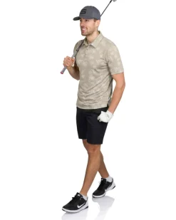 Men’s Print Golf Polos-Three Sixty Six Sale