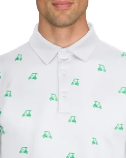Men’s Print Golf Polos-Three Sixty Six Best
