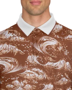Men’s Print Golf Polos-Three Sixty Six Best