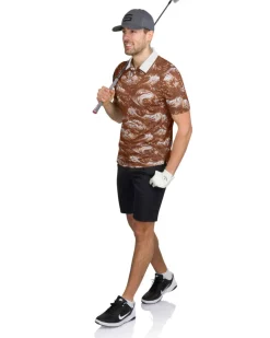 Men’s Print Golf Polos-Three Sixty Six Best