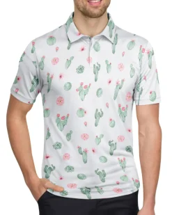 Men’s Print Golf Polos-Three Sixty Six Best