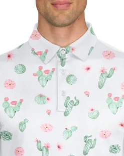 Men’s Print Golf Polos-Three Sixty Six Best