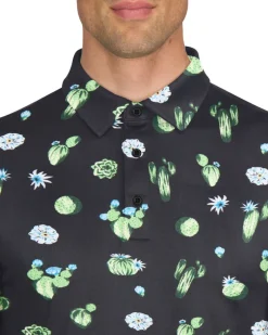 Men’s Print Golf Polos-Three Sixty Six Best
