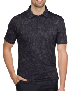 Men’s Print Golf Polos-Three Sixty Six Best