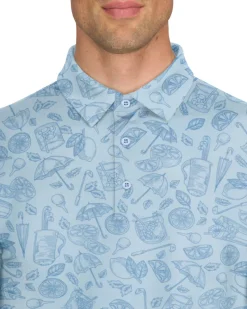 Men’s Print Golf Polos-Three Sixty Six Best