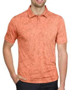 Men’s Print Golf Polos-Three Sixty Six Best