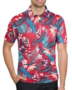 Men’s Print Golf Polos-Three Sixty Six Best