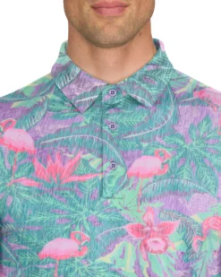 Men’s Print Golf Polos-Three Sixty Six Best