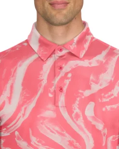 Men’s Print Golf Polos-Three Sixty Six Best