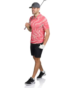Men’s Print Golf Polos-Three Sixty Six Best