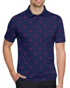 Men’s Print Golf Polos-Three Sixty Six Best