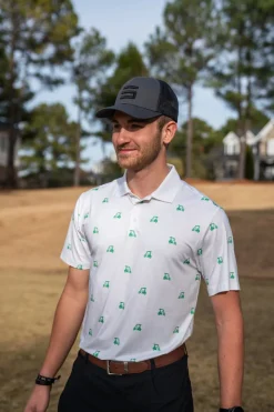 Men’s Print Golf Polos-Three Sixty Six Best