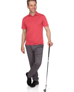 Men’s Thin-Striped Golf Polo Shirt-Three Sixty Six Discount