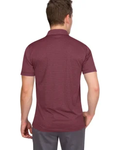 Men’s Thin-Striped Golf Polo Shirt-Three Sixty Six Discount