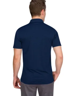 Men’s Thin-Striped Golf Polo Shirt-Three Sixty Six Discount