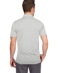 Men’s Thin-Striped Golf Polo Shirt-Three Sixty Six Discount