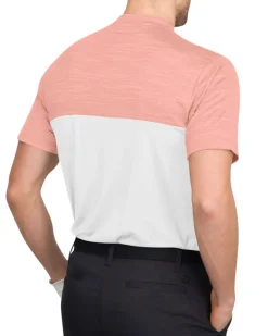 Two Tone Collarless Golf Polo-Three Sixty Six Discount