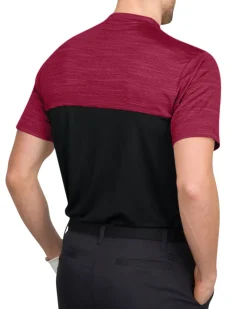 Two Tone Collarless Golf Polo-Three Sixty Six Discount