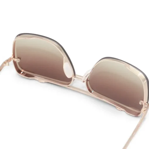 Bella Coffee - Tangle Free Women's Aviator Sunglasses-TopFoxx Discount