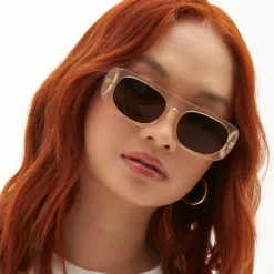 Claim It - Clear Women's Sunglasses-TopFoxx Online