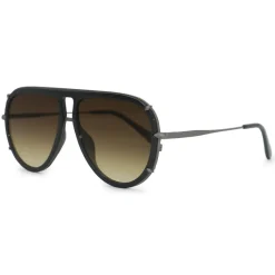 Ivy Luxe - Olive Tangle-Free Women's Round Aviator Sunglasses-TopFoxx Best