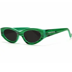 Kat x Money Moves - Green Women's Cateye Sunglasses-TopFoxx Sale