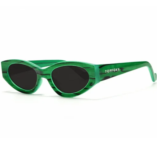 Kat x Money Moves - Green Women's Cateye Sunglasses-TopFoxx Sale