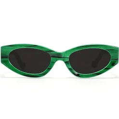 Kat x Money Moves - Green Women's Cateye Sunglasses-TopFoxx Sale