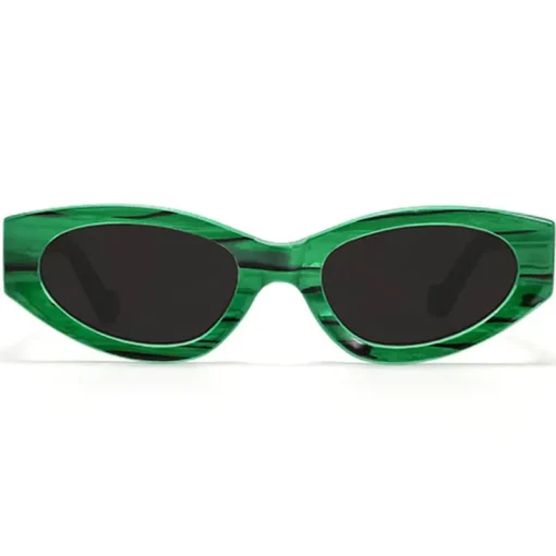 Kat x Money Moves - Green Women's Cateye Sunglasses-TopFoxx Sale