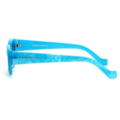 Kat x Money Moves - Blue Women's Cateye Sunglasses-TopFoxx Hot