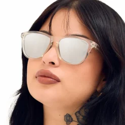 Rise Up - Revo® Mirrored Silver Unisex Sunglasses-TopFoxx Hot