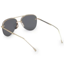 Smaller Megan 2 Mirrored Bronze - Tangle Free Women's Aviator Sunglasses-TopFoxx Online
