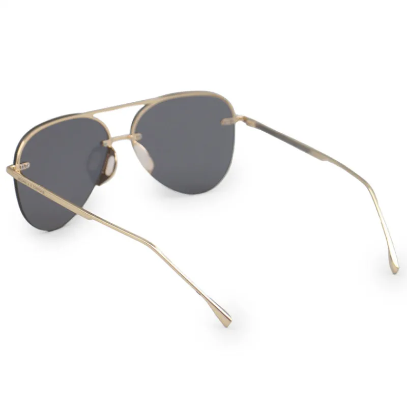 Smaller Megan 2 Mirrored Bronze - Tangle Free Women's Aviator Sunglasses-TopFoxx Online