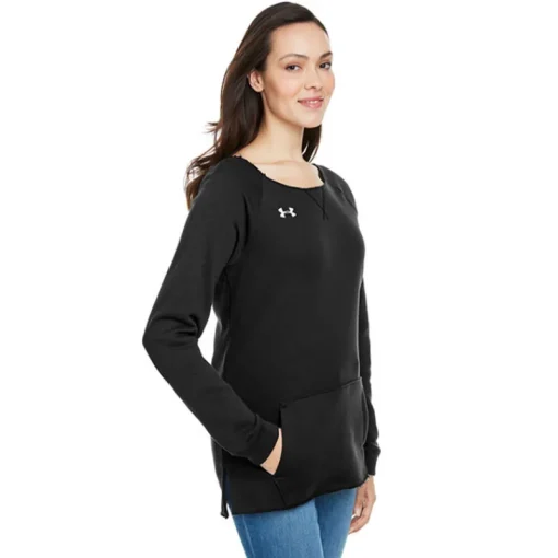 Women's Hustle Fleece Crewneck Sweatshirt-Under Armour Best