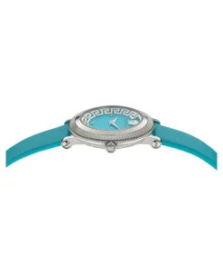 Greca Flourish Leather Watch-Versace Fashion