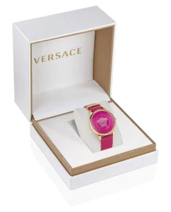Medusa Alchemy Leather Strap-Versace Fashion