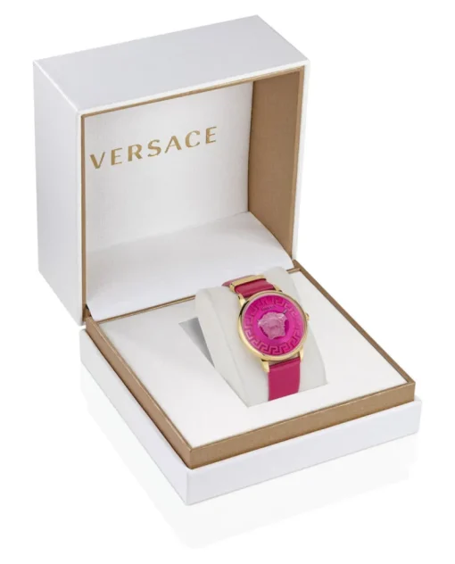 Medusa Alchemy Leather Strap-Versace Fashion