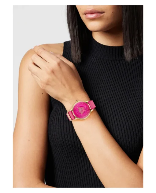 Medusa Alchemy Leather Strap-Versace Fashion