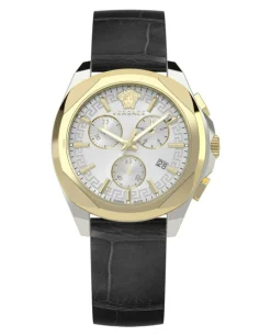 Medusa Chrono Leather Watch-Versace New