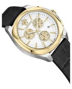 Medusa Chrono Leather Watch-Versace New