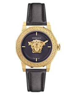 Medusa Deco Leather Watch-Versace Outlet