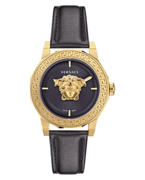 Medusa Deco Leather Watch-Versace Outlet