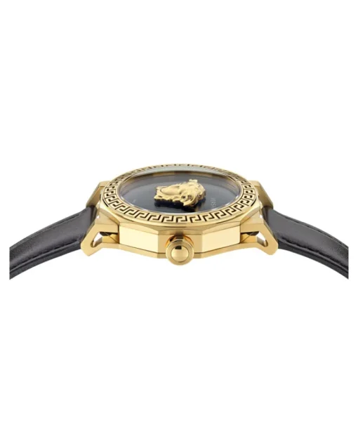 Medusa Deco Leather Watch-Versace Outlet