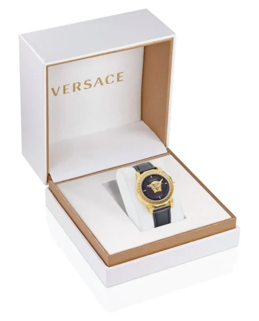 Medusa Deco Leather Watch-Versace Outlet