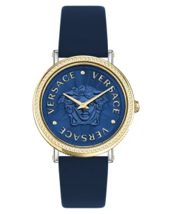 V-Dollar Leather Watch-Versace Best
