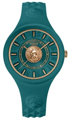 Fire Island Lion Strap Watch-Versus Versace Fashion