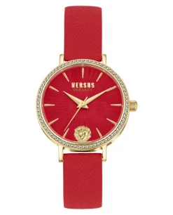 Mar Vista Crystal Leather Watch-Versus Versace Best